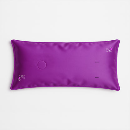 Pillowsforeplay Bolero- Top Down View #variant:slip-color-purple-satin-slip