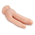 Dr. Skin Dual 8 Inch Dual Penetrating Dildo With Suction Cup